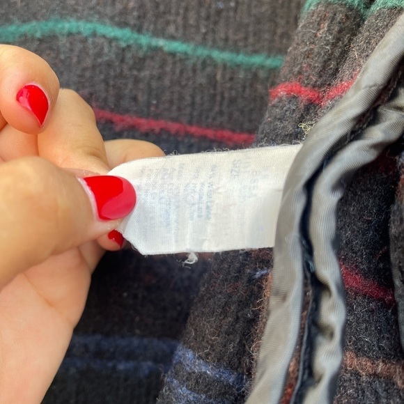 Woolrich Multi-Color Wool Cowboy Boots Southwestern Jacket - Picture 4 of 5